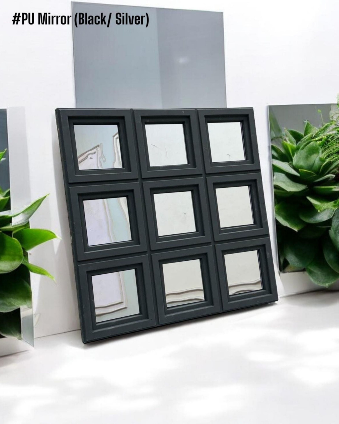 PU Mirror Black/Silver