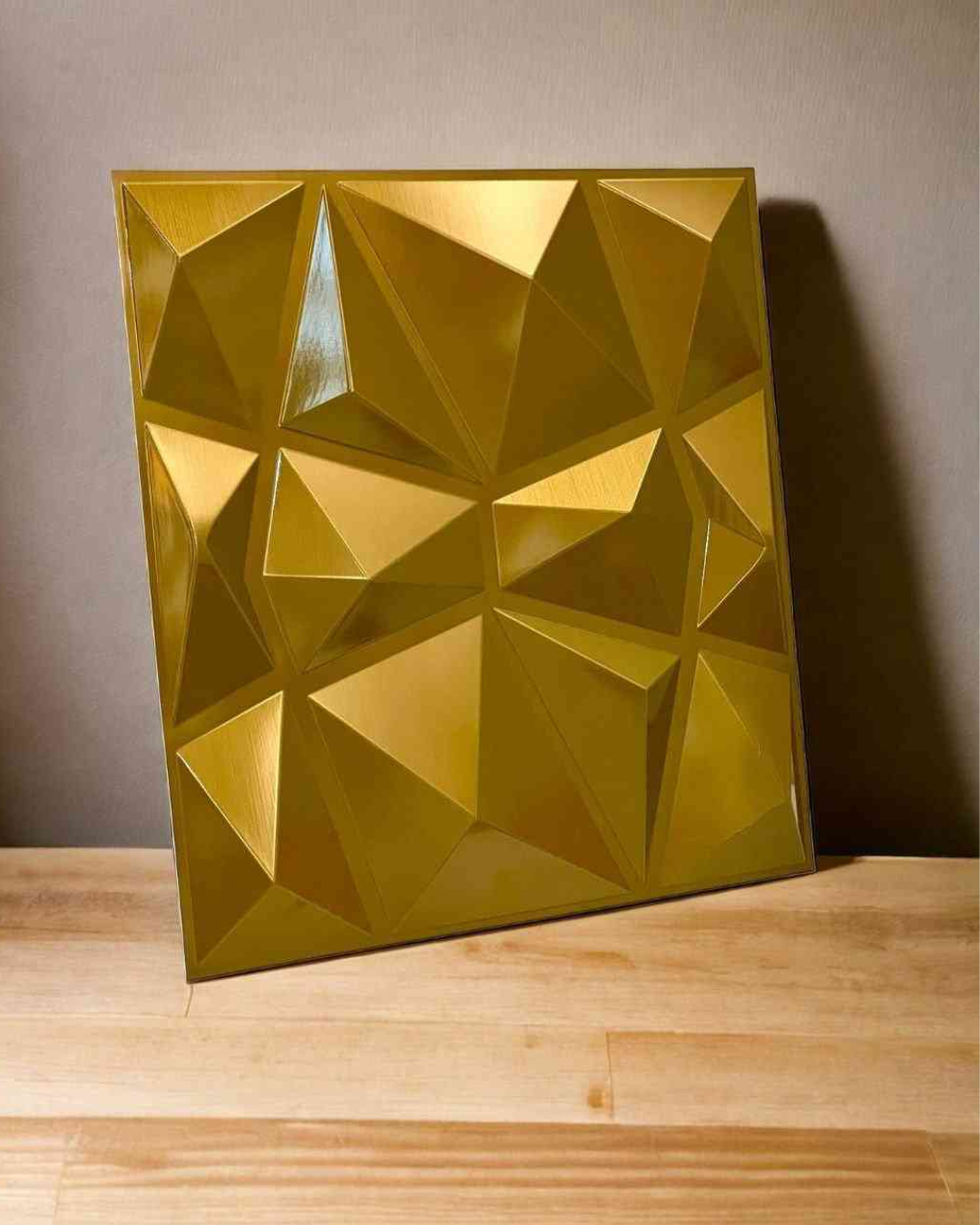 Gold Geometric Pane