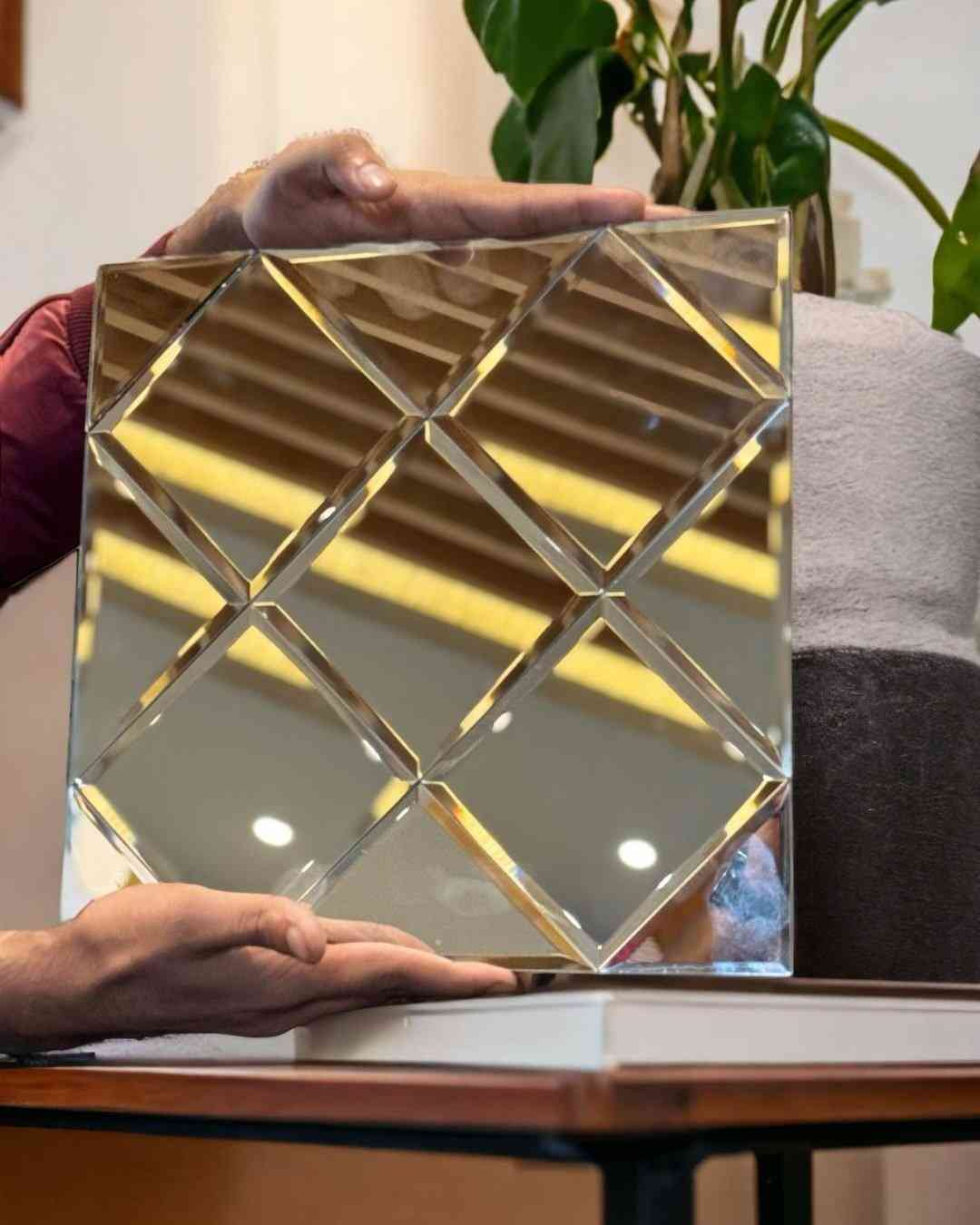 Crystal Bevel Mirror Mosaic Tile